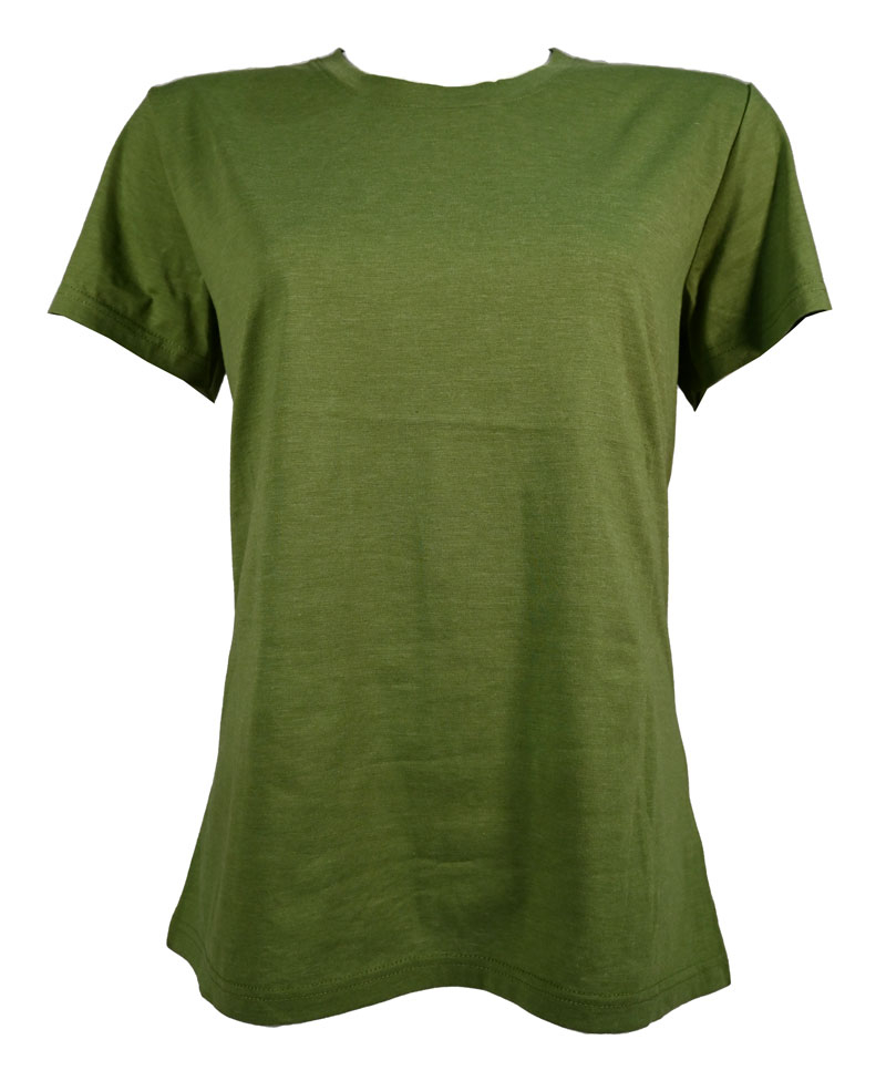 Womens Olive Heather Blend - Leslie Jordan Inc